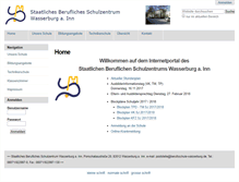 Tablet Screenshot of berufsschule-wasserburg.de